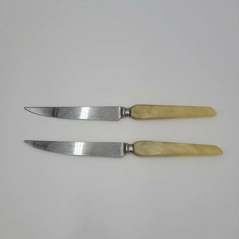 Vintage Sheffield England Steak Knife Set of 3